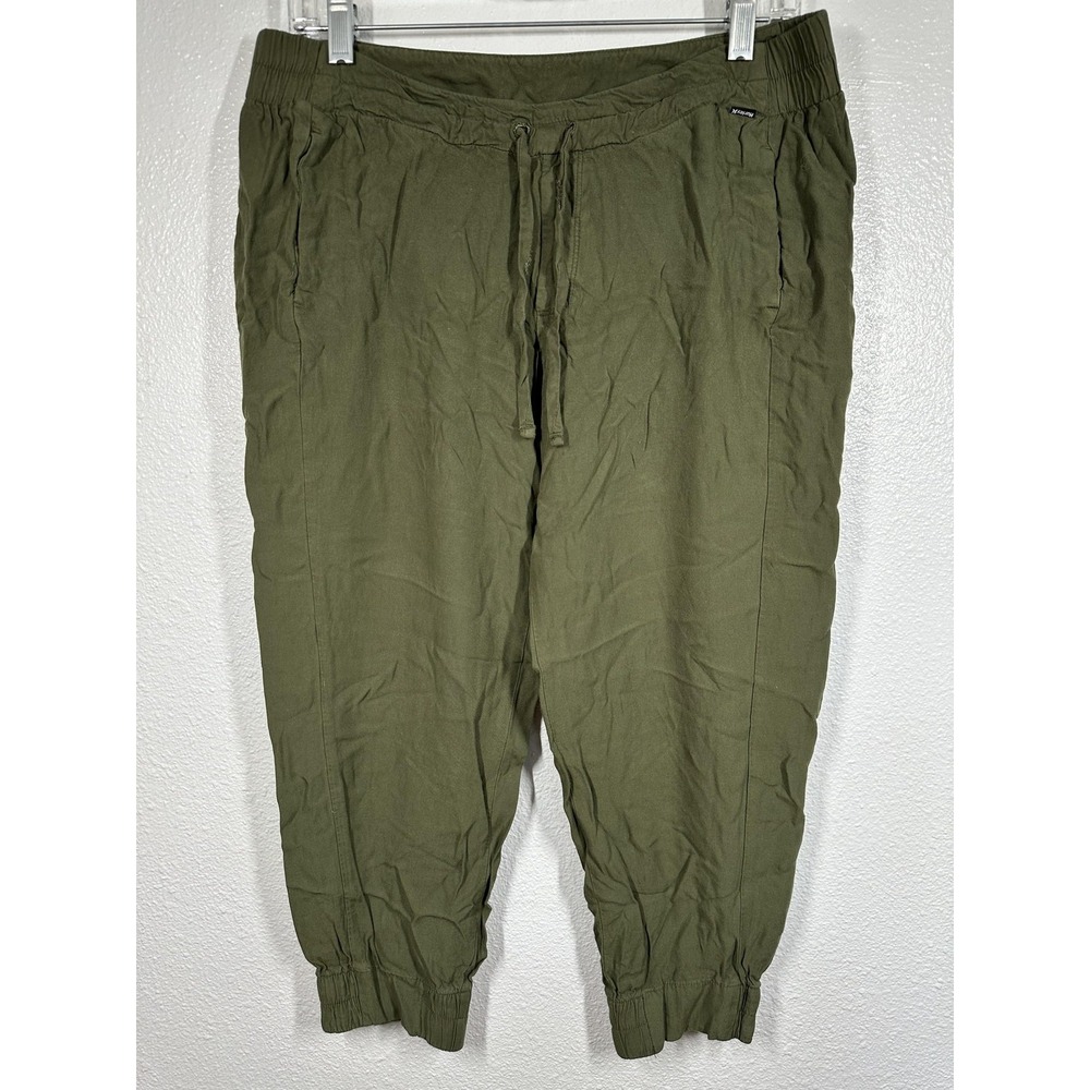 Hurley Pants Mens Medium Jogger Drawstring Elastic Waist Casual Lightweight